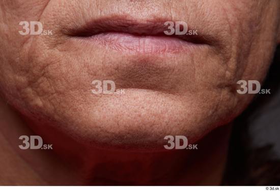 Face Mouth Skin Woman Slim Wrinkles Studio photo references