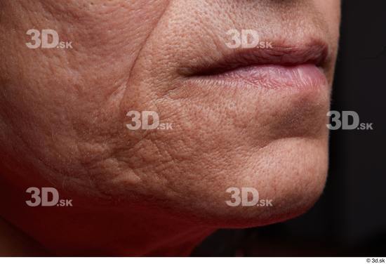 Face Mouth Cheek Skin Woman Slim Wrinkles Studio photo references