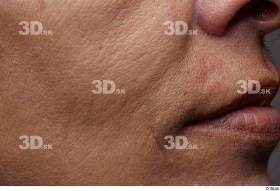 Face Mouth Cheek Skin Woman Slim Wrinkles Studio photo references