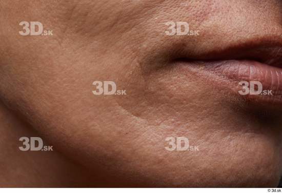 Face Mouth Cheek Skin Woman Slim Wrinkles Studio photo references