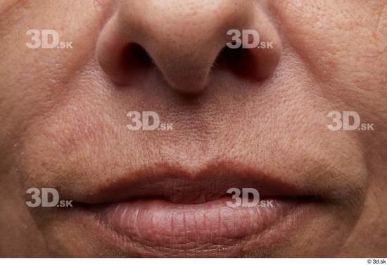 Face Mouth Nose Skin Woman Slim Wrinkles Studio photo references