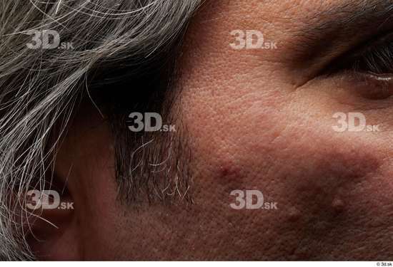 Face Cheek Hair Skin Man Slim Wrinkles Studio photo references