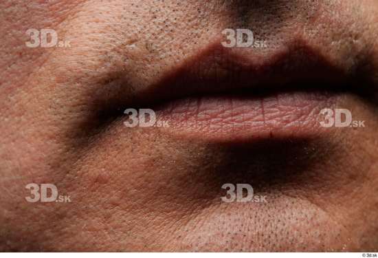 Face Mouth Skin Man Slim Wrinkles Studio photo references