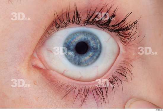 Eye Skin Woman White Slim Studio photo references