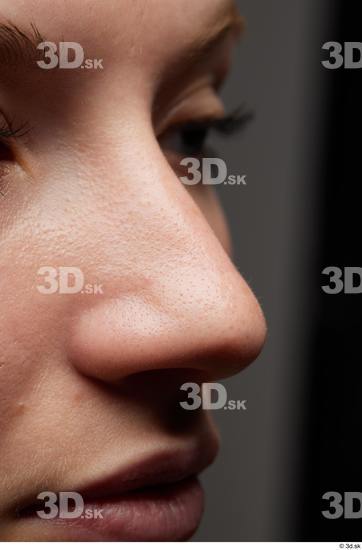 Face Mouth Nose Skin Woman White Slim Studio photo references