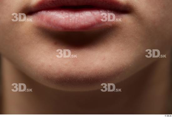 Face Mouth Skin Woman White Slim Studio photo references