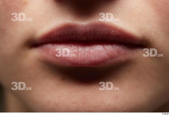 Face Mouth Skin Woman White Slim Studio photo references