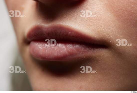 Face Mouth Skin Woman White Slim Studio photo references