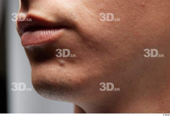 Face Mouth Cheek Skin Man White Slim Studio photo references