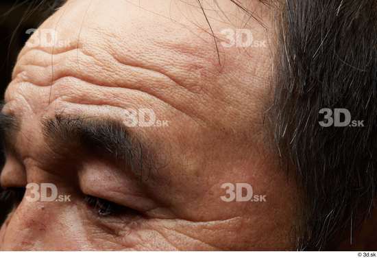 Face Hair Skin Man Asian Slim Wrinkles Studio photo references