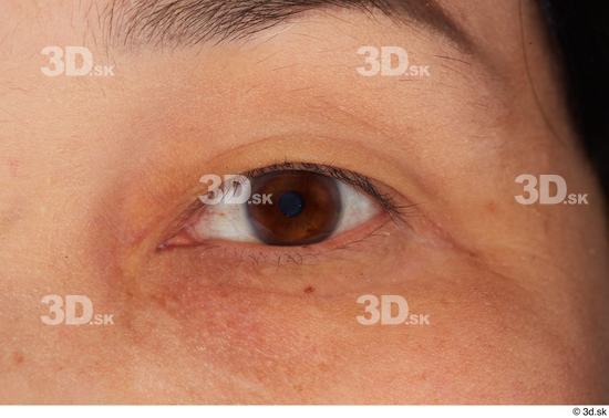 Eye Skin Woman Asian Chubby Studio photo references