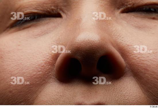 Face Nose Cheek Skin Woman Asian Chubby Studio photo references