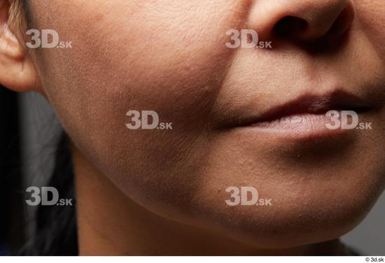 Face Mouth Cheek Skin Woman Asian Chubby Studio photo references