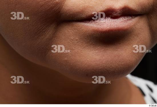 Face Mouth Skin Woman Asian Chubby Studio photo references