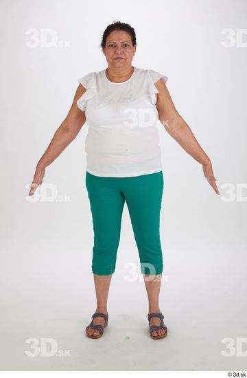 Whole Body Woman Casual Overweight Street photo references