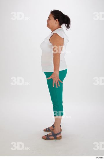 Whole Body Woman Casual Overweight Street photo references