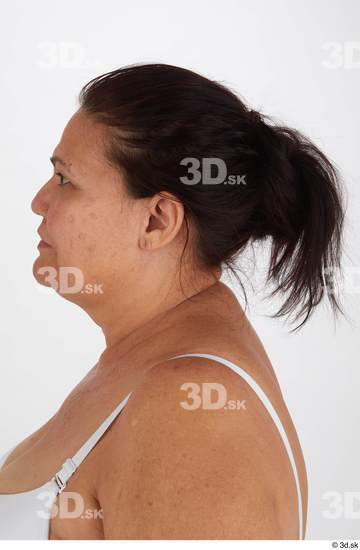 Head Hair Woman Overweight Street photo references