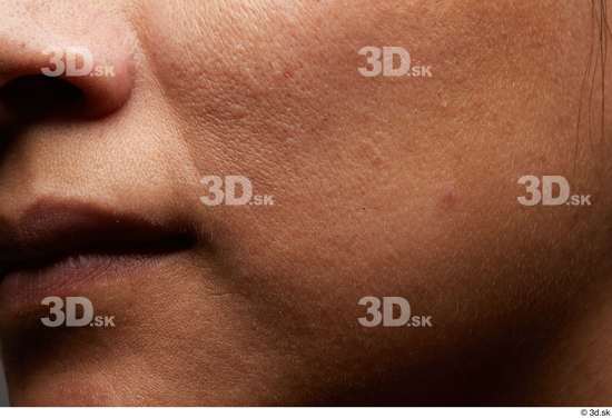 Face Mouth Nose Cheek Skin Woman Slim Studio photo references