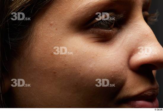 Face Nose Cheek Skin Woman Slim Studio photo references