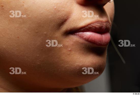 Face Mouth Cheek Skin Woman Slim Studio photo references