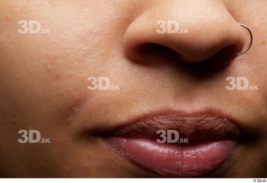 Face Mouth Nose Cheek Skin Woman Slim Studio photo references