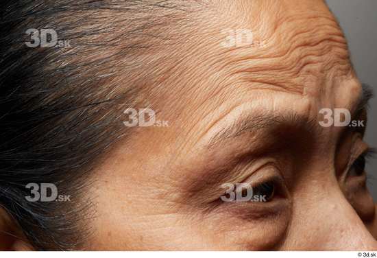 Eye Face Nose Hair Skin Woman Asian Slim Wrinkles Studio photo references