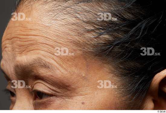 Eye Face Hair Skin Woman Asian Slim Wrinkles Studio photo references