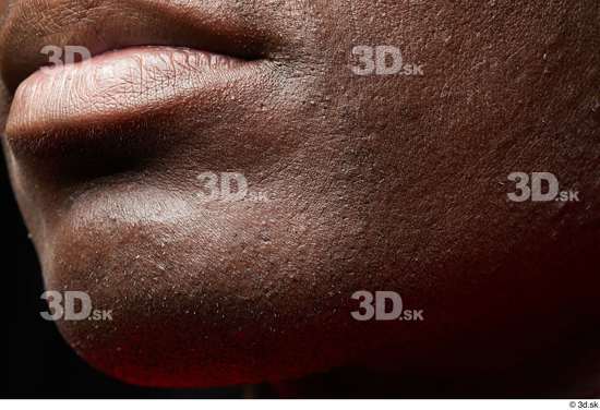 Face Mouth Cheek Skin Man Black Slim Studio photo references