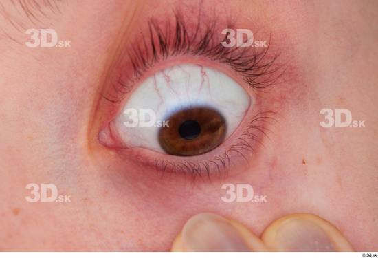 Eye Skin Woman White Slim Studio photo references