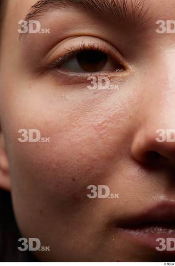 Eye Face Mouth Nose Cheek Skin Woman White Slim Studio photo references