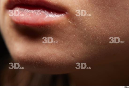 Face Mouth Cheek Skin Woman White Slim Studio photo references