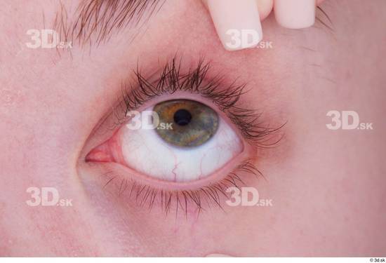 Eye Skin Woman White Slim Studio photo references