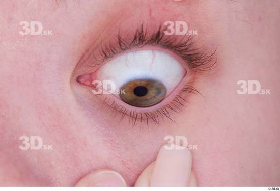 Eye Skin Woman White Slim Studio photo references