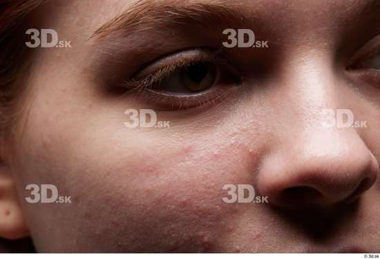 Eye Face Nose Cheek Skin Woman White Slim Studio photo references