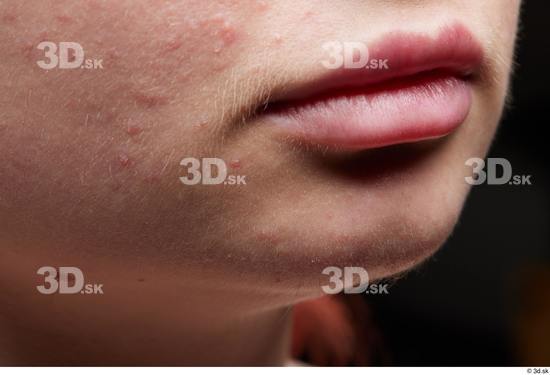 Face Mouth Cheek Skin Woman White Slim Studio photo references