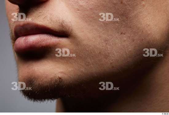 Face Mouth Cheek Skin Man White Slim Studio photo references