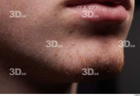 Face Mouth Cheek Skin Man White Slim Studio photo references