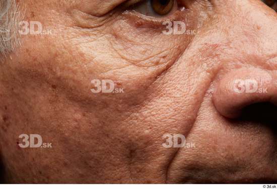 Face Nose Cheek Skin Man Slim Wrinkles Studio photo references