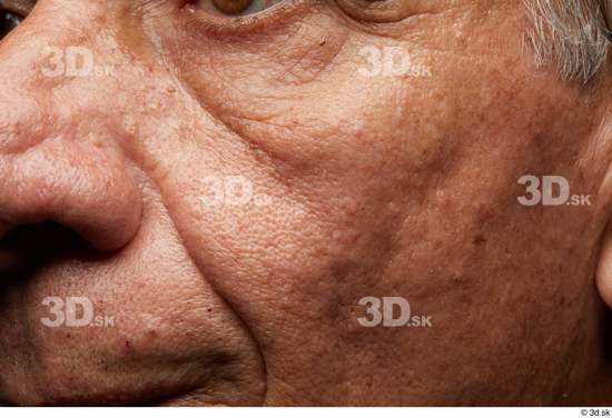 Face Nose Cheek Skin Man Slim Wrinkles Studio photo references