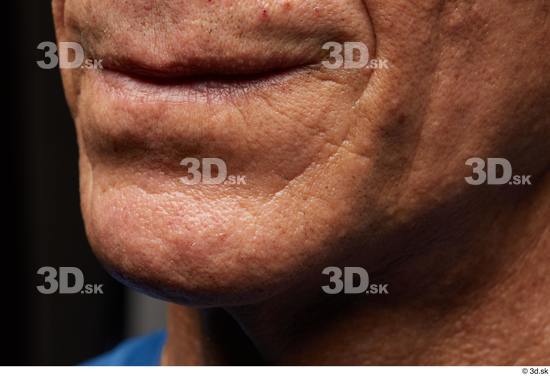 Face Mouth Cheek Skin Man Slim Wrinkles Studio photo references