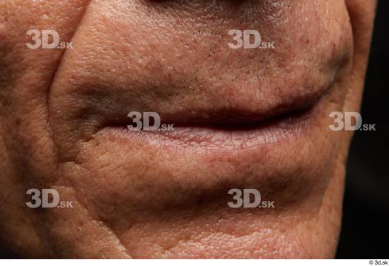 Face Mouth Skin Man Slim Wrinkles Studio photo references