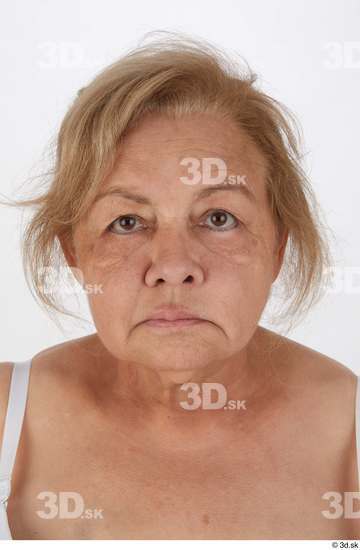 Face Woman Overweight Studio photo references