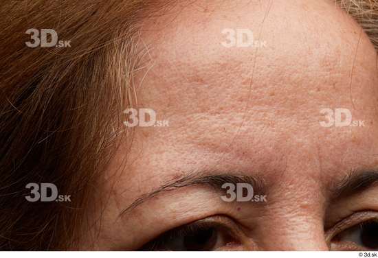 Face Hair Skin Woman Chubby Wrinkles Studio photo references