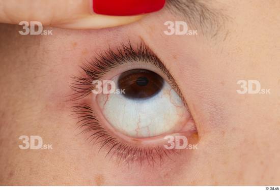 Eye Skin Woman Asian Slim Studio photo references