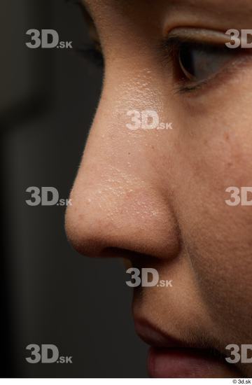 Face Nose Skin Woman Asian Slim Studio photo references