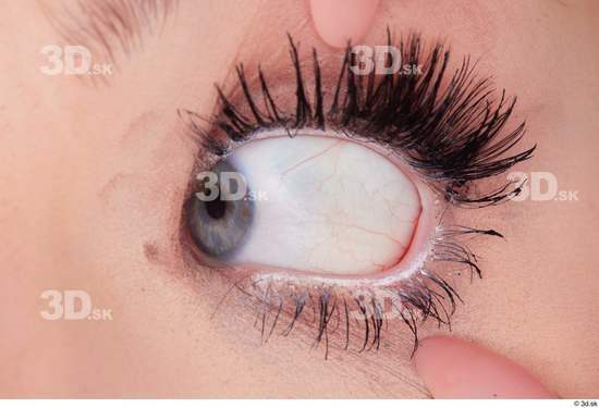 Eye Skin Woman White Slim Studio photo references