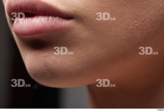 Face Mouth Cheek Skin Woman White Slim Studio photo references