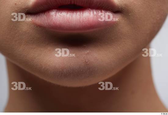 Face Mouth Skin Woman White Slim Studio photo references