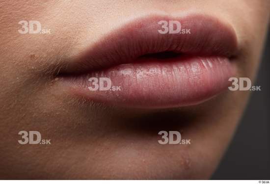 Face Mouth Skin Woman White Slim Studio photo references