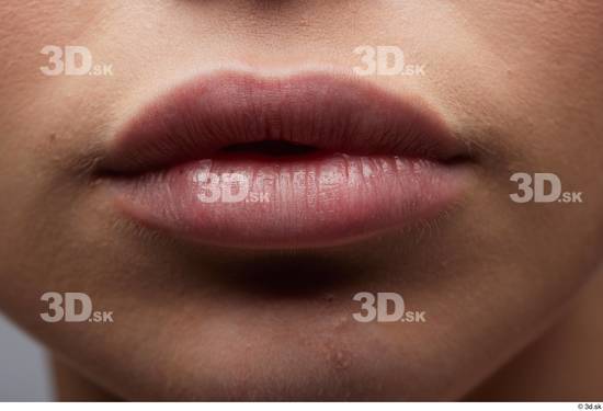 Face Mouth Skin Woman White Slim Studio photo references